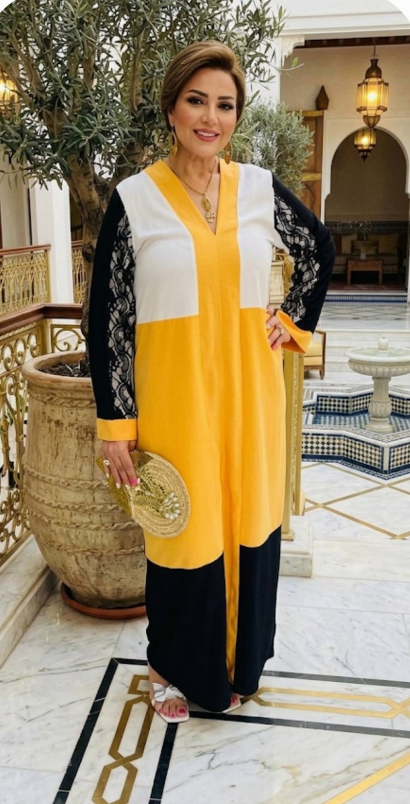 Une robe abaya comme neuve taille standard jusqu'à 4