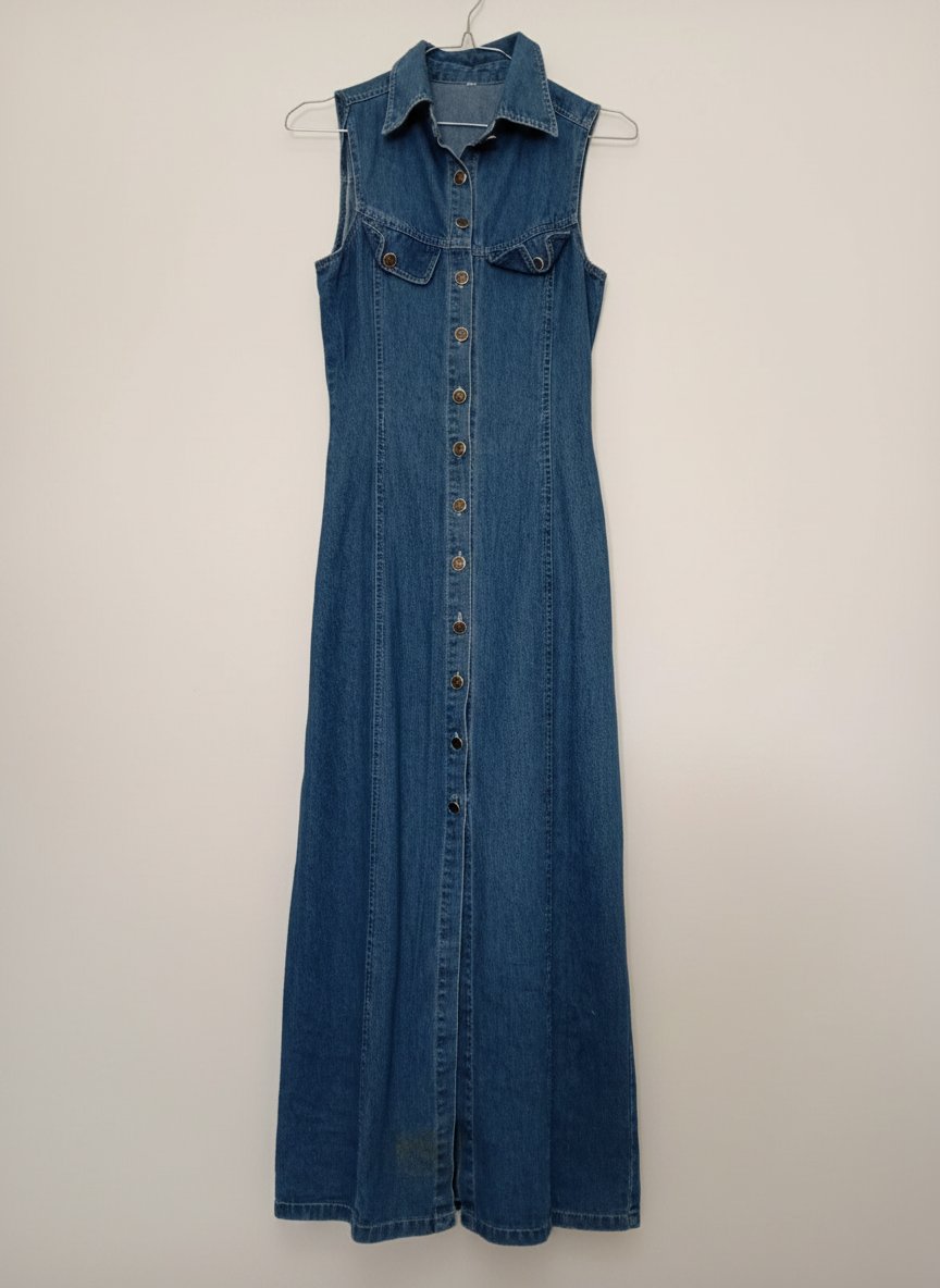 Robe longue en jean très bonne état 