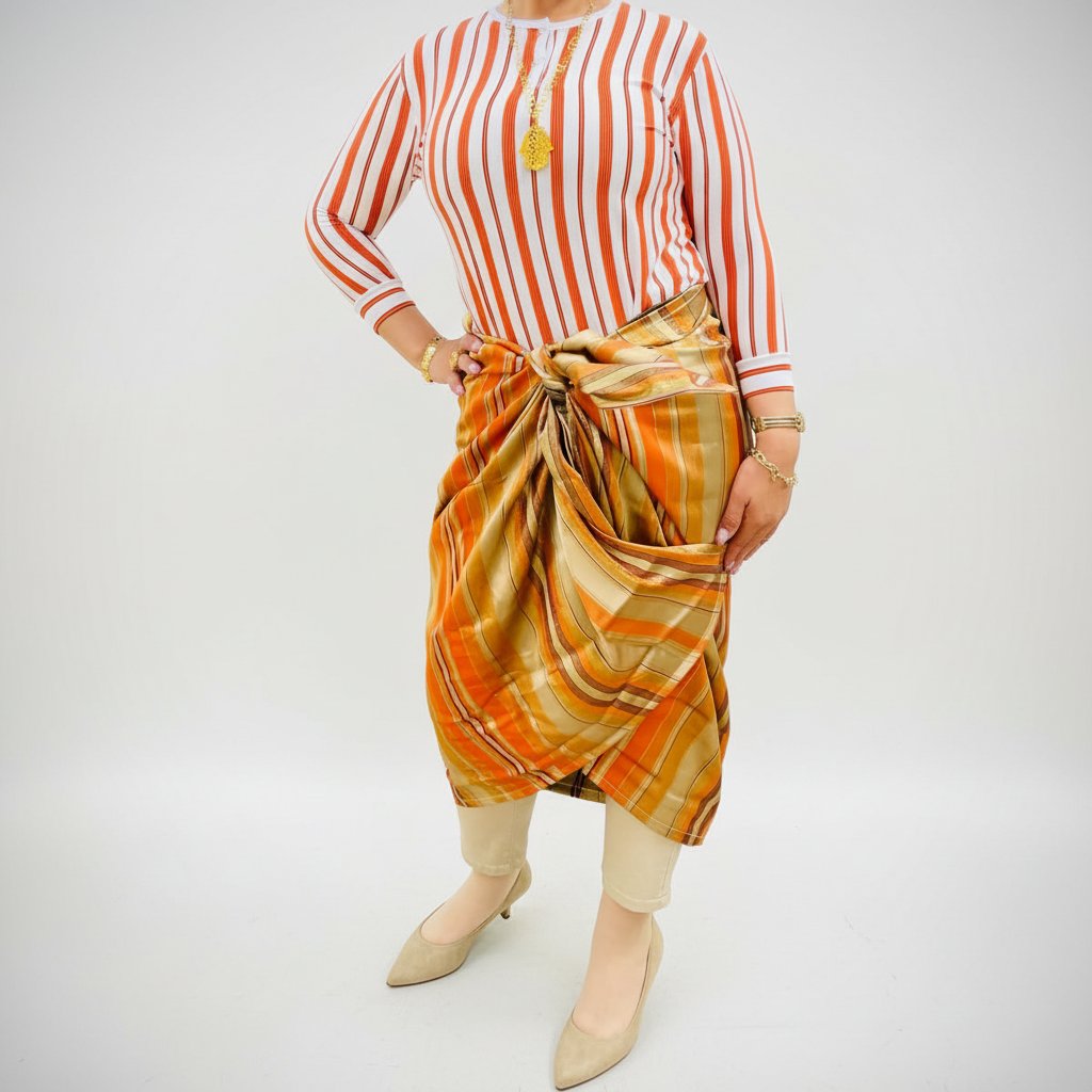 Tenue traditionnelle composé de marioule Fadila et fouta