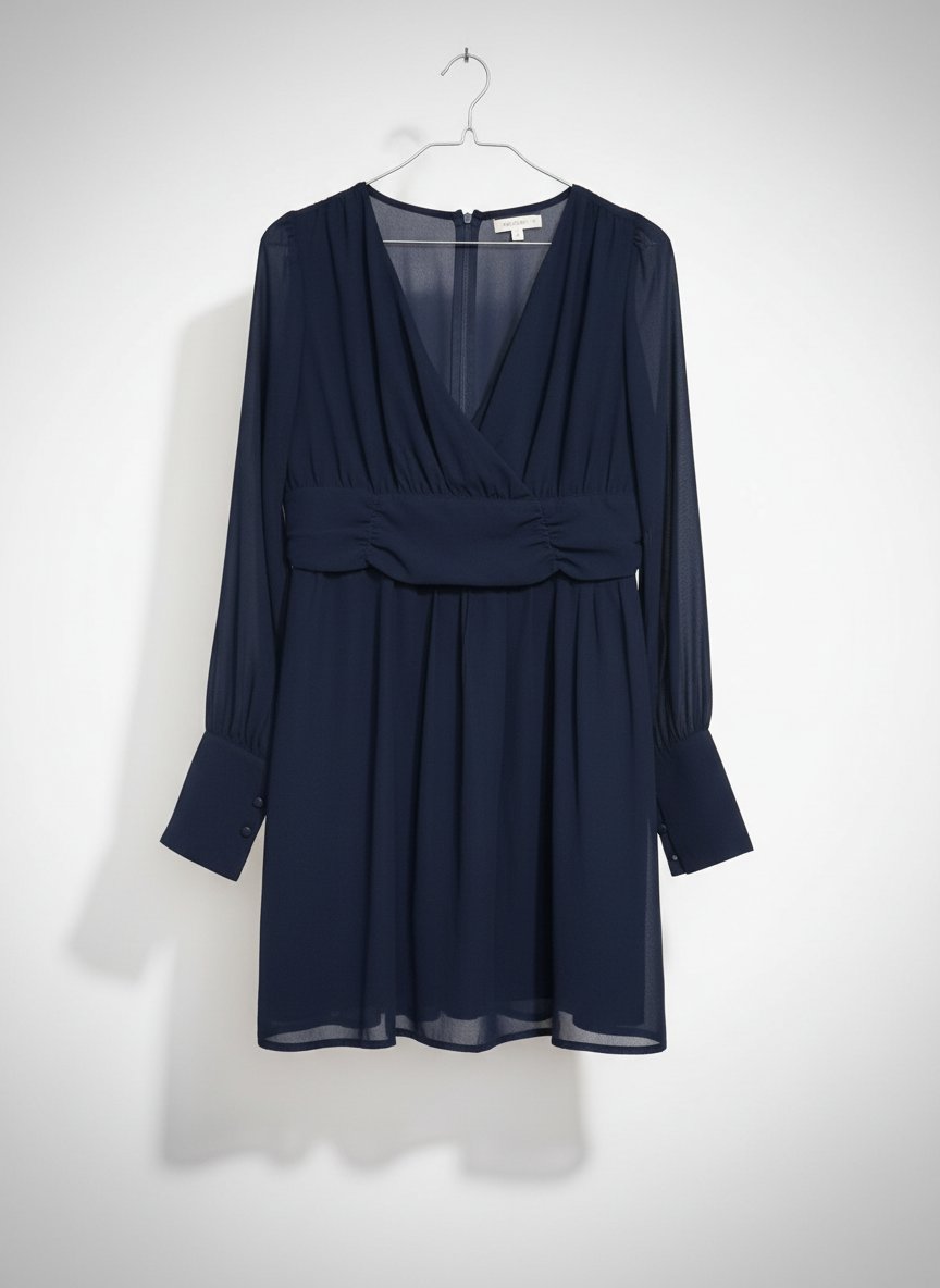 Une très belle robe bleu marine 