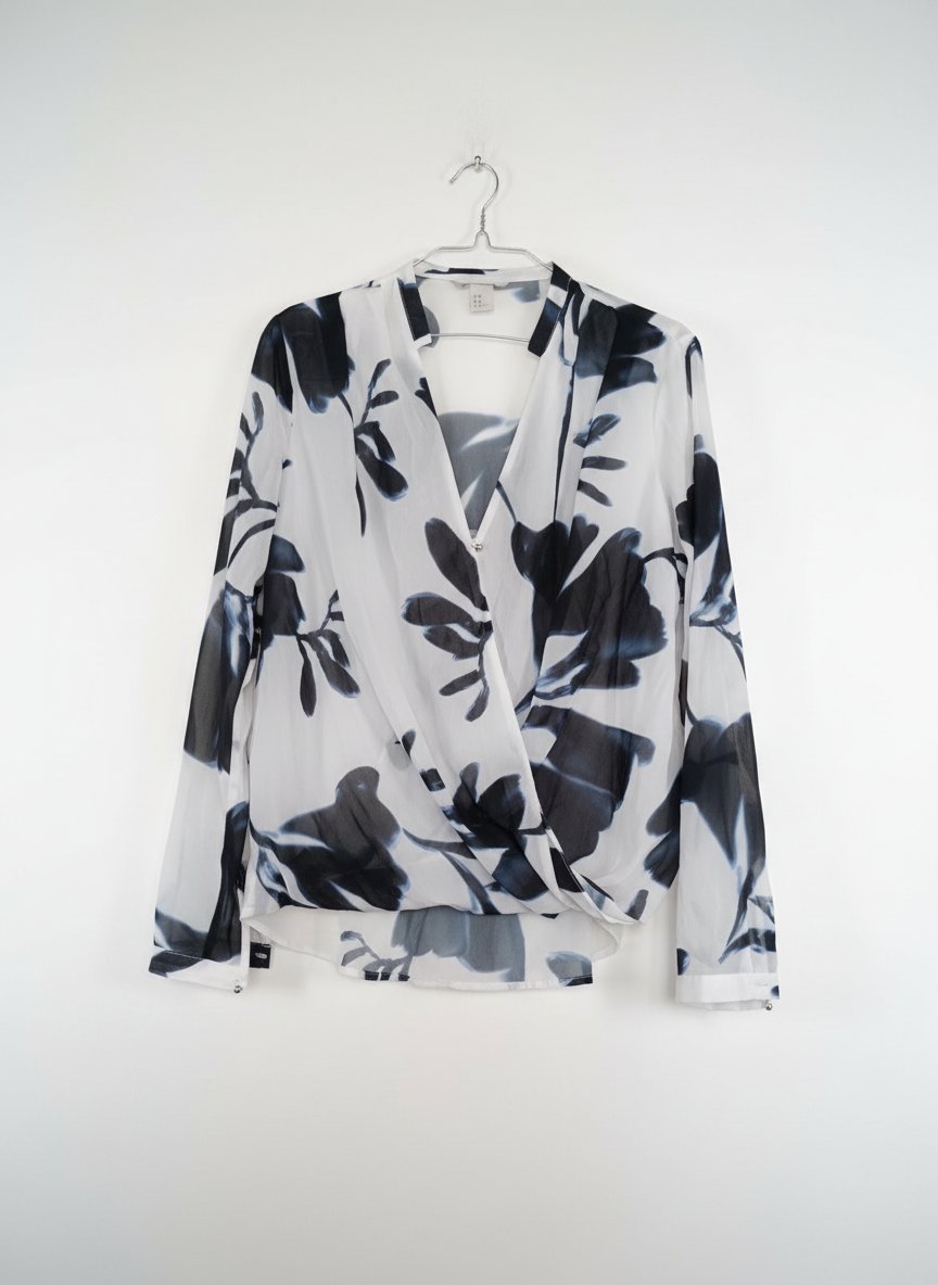 Un lot composé d'une chemise H&M et d'une jupe longue 