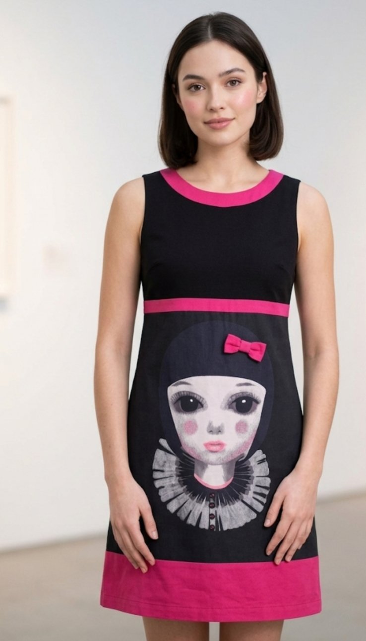 Une robe mignonne taille 38 comme neuve importation 