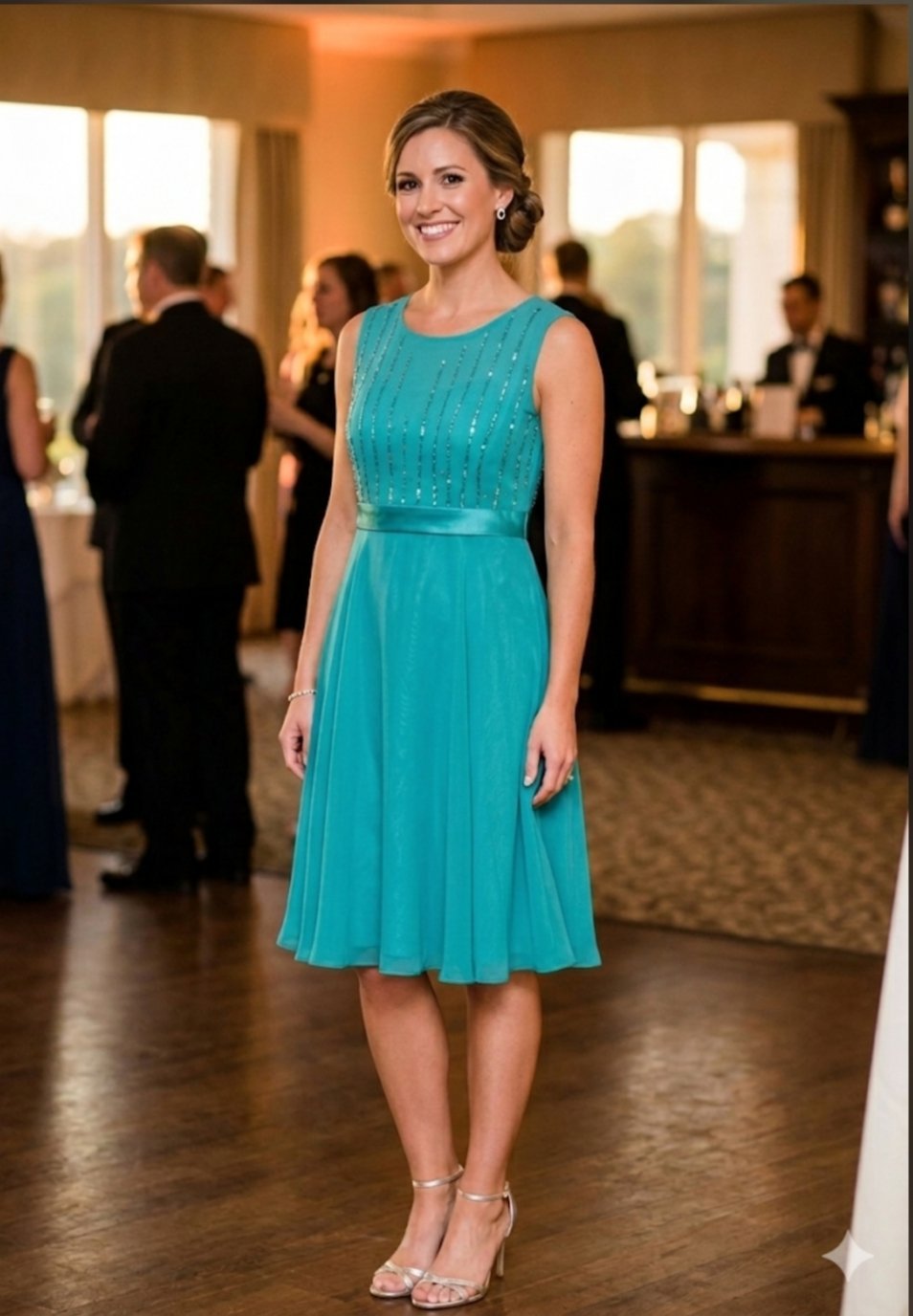 Une magnifique robe soirée très classe neuve importation taille 38 