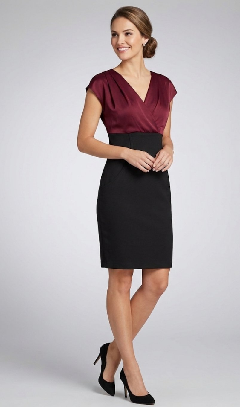 Une robe simple et chic taille 38 comme neuve importation 