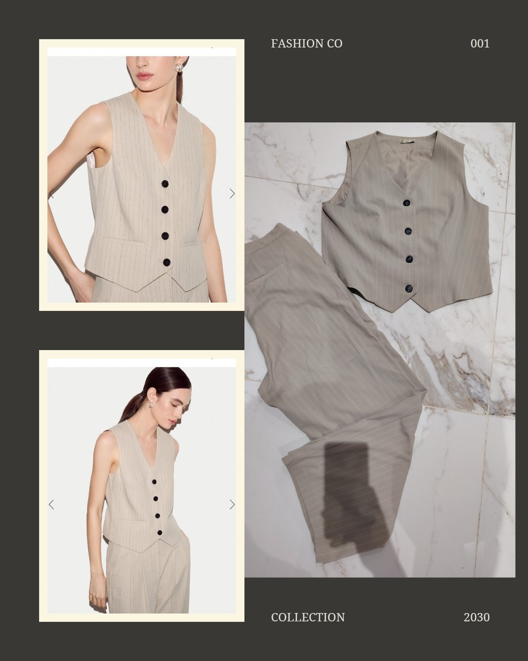 Set jacket et pantalon en viscose chic 