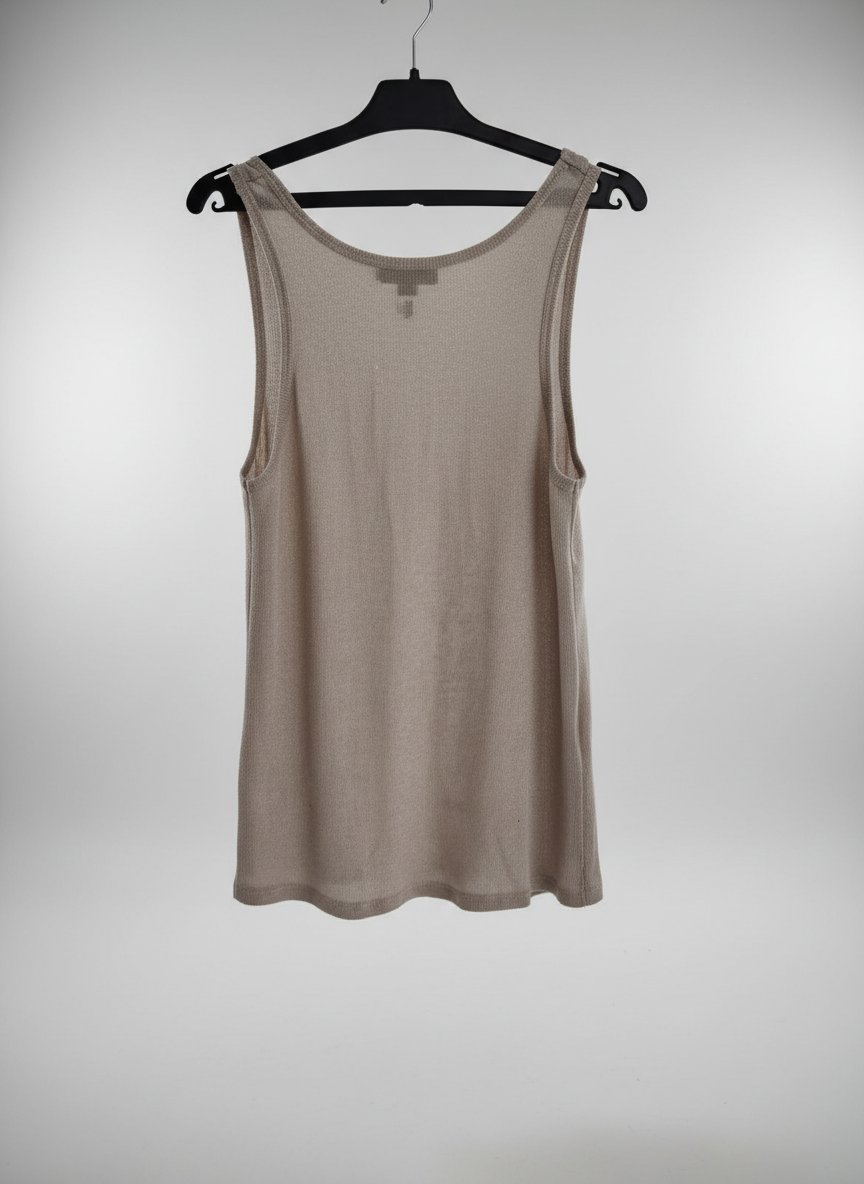 Top sans manches Zara en maille légèrement pailleté taille S