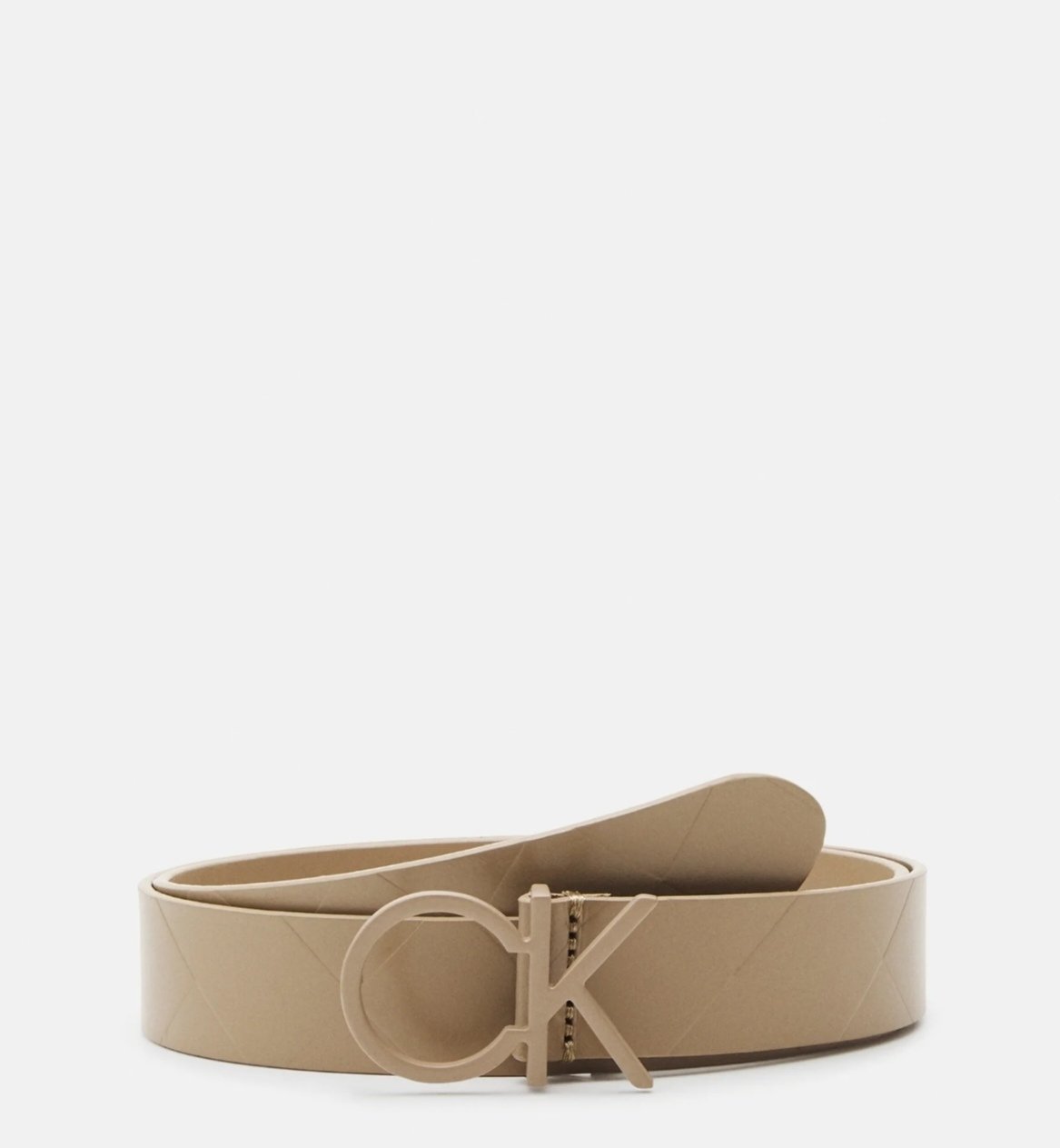 Ceinture Ck beigeneuve avec étiquette striée taille 95cm