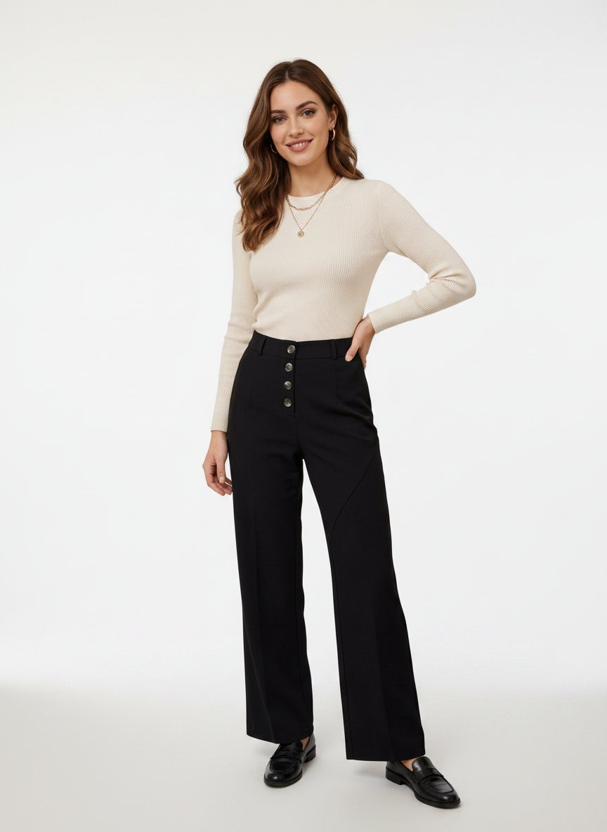 Pantalon large stradivarius taille 42