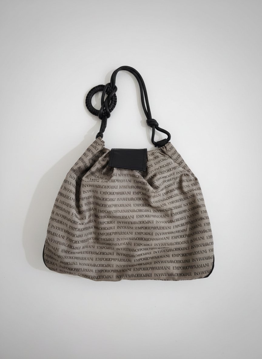 Sac emporio Armani avec anses et bordures en cuir❤️ 