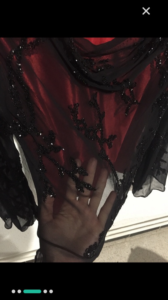 belle chemise 100% soie brodee