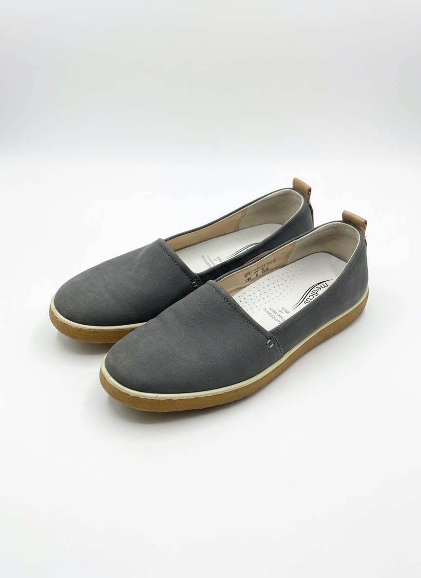 Espadrilles confort echo en cuir