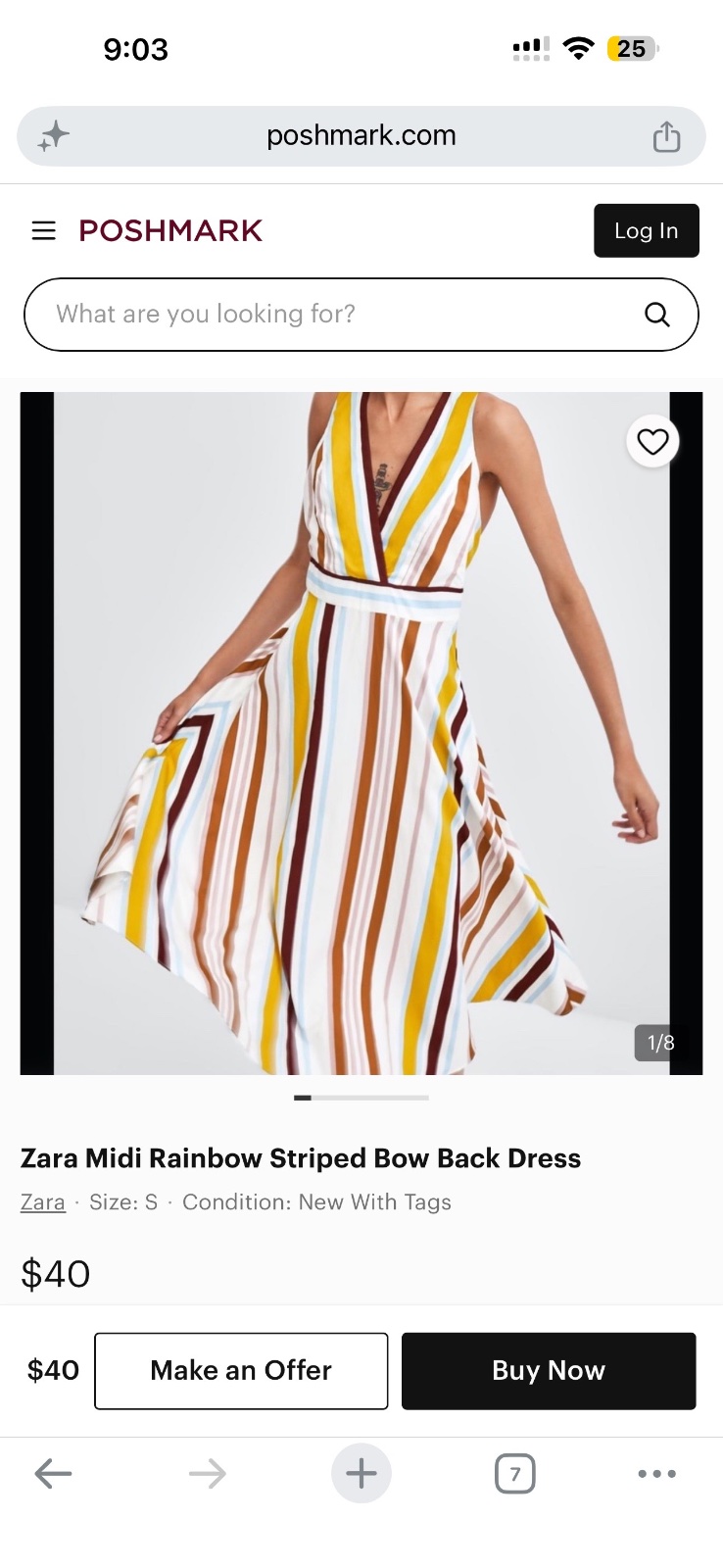 Robe striped