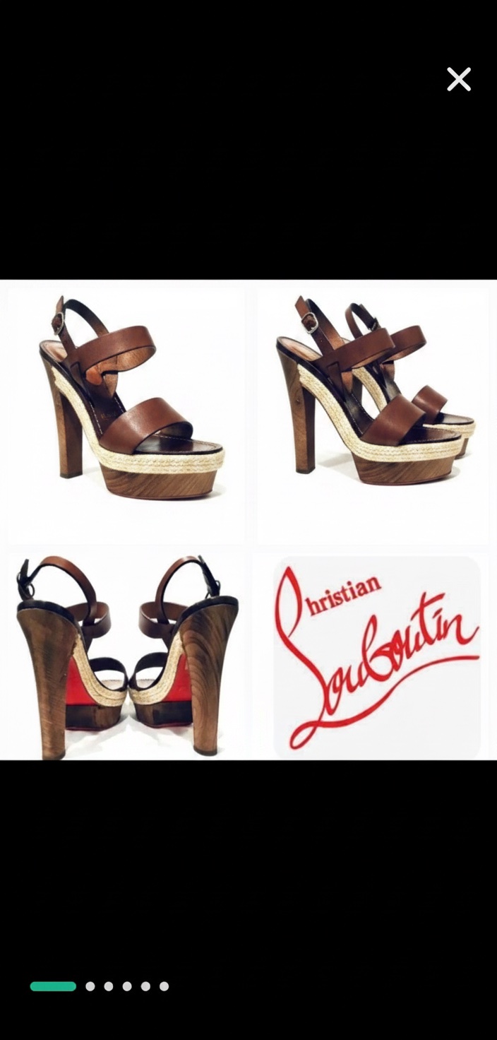 Escarpins Louboutin originales en cuir 