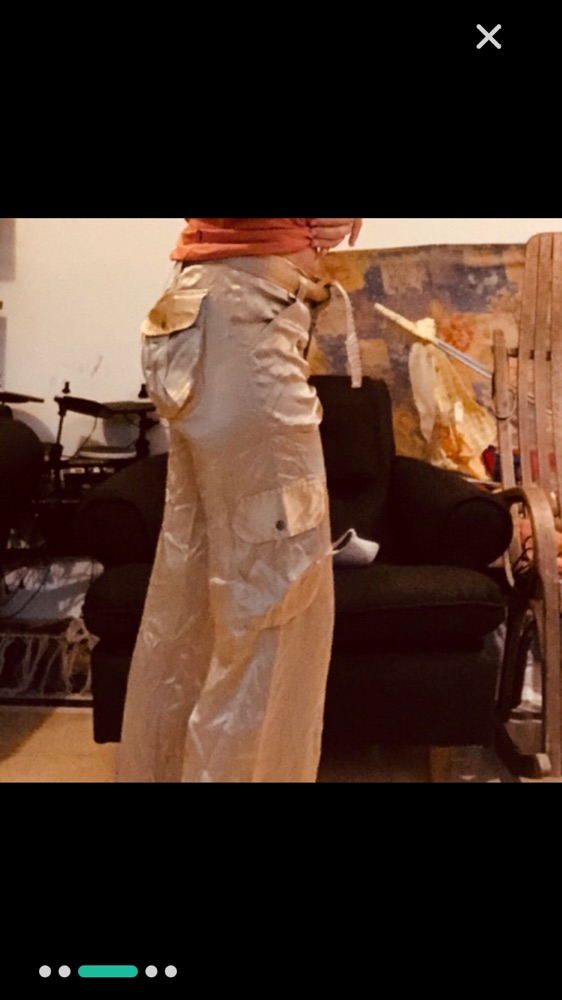 magnifique pantalon 100% en soie
