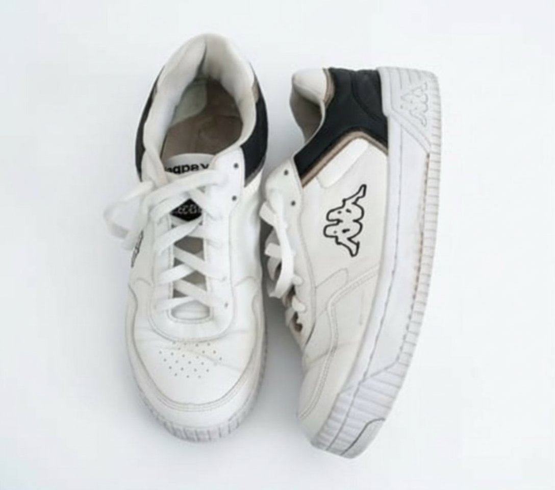 Des chaussures blanches 