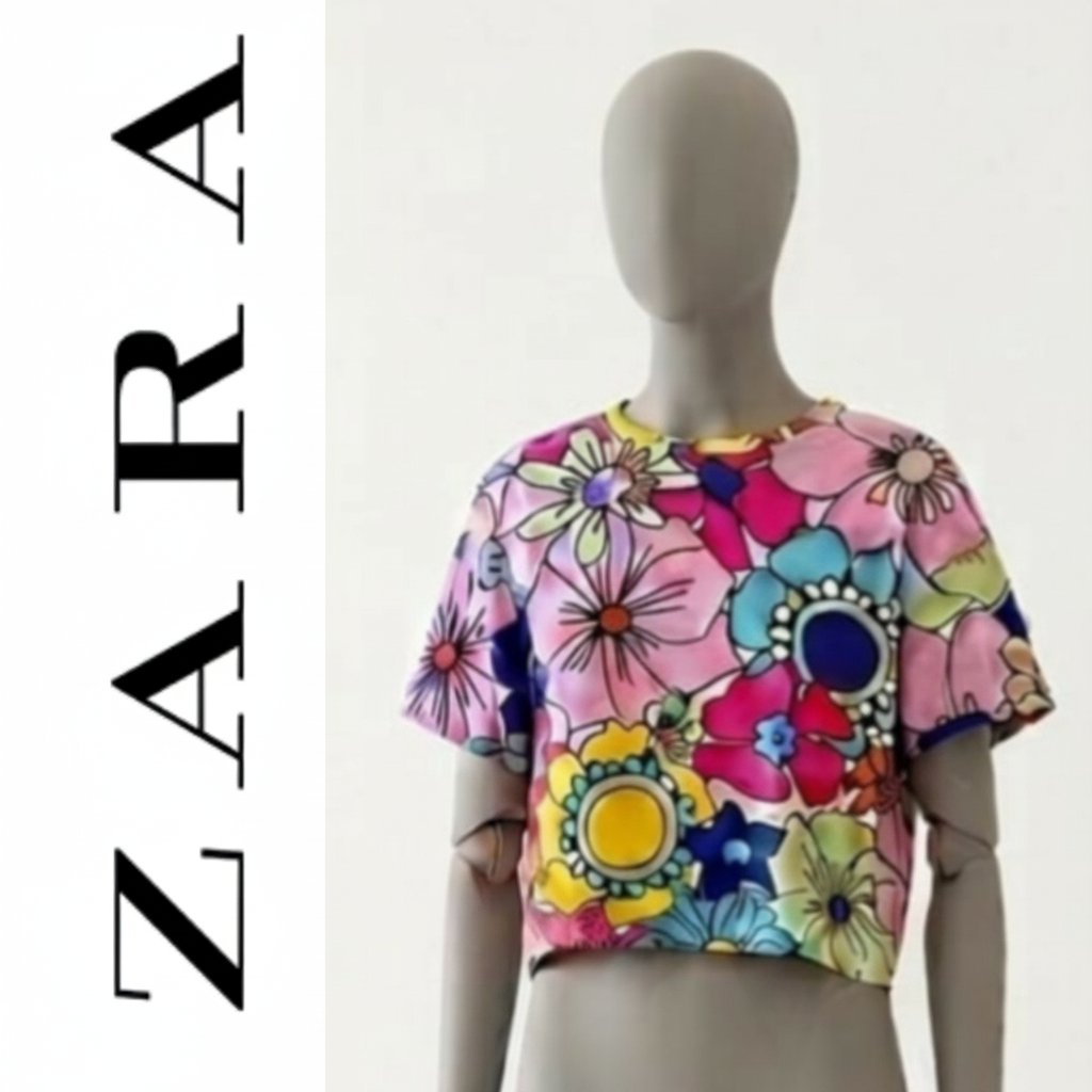 Un pull fleuri