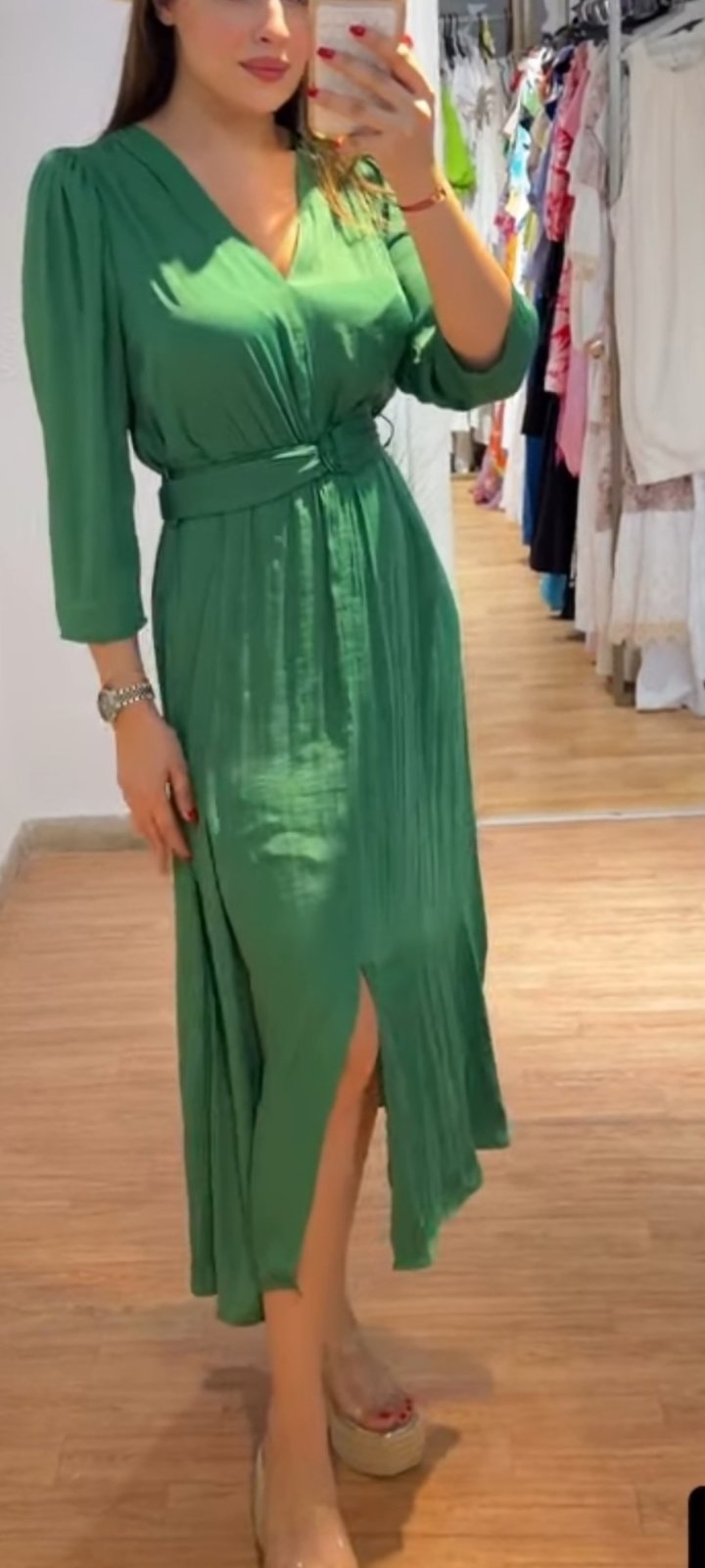 Robe fluide taille  mL