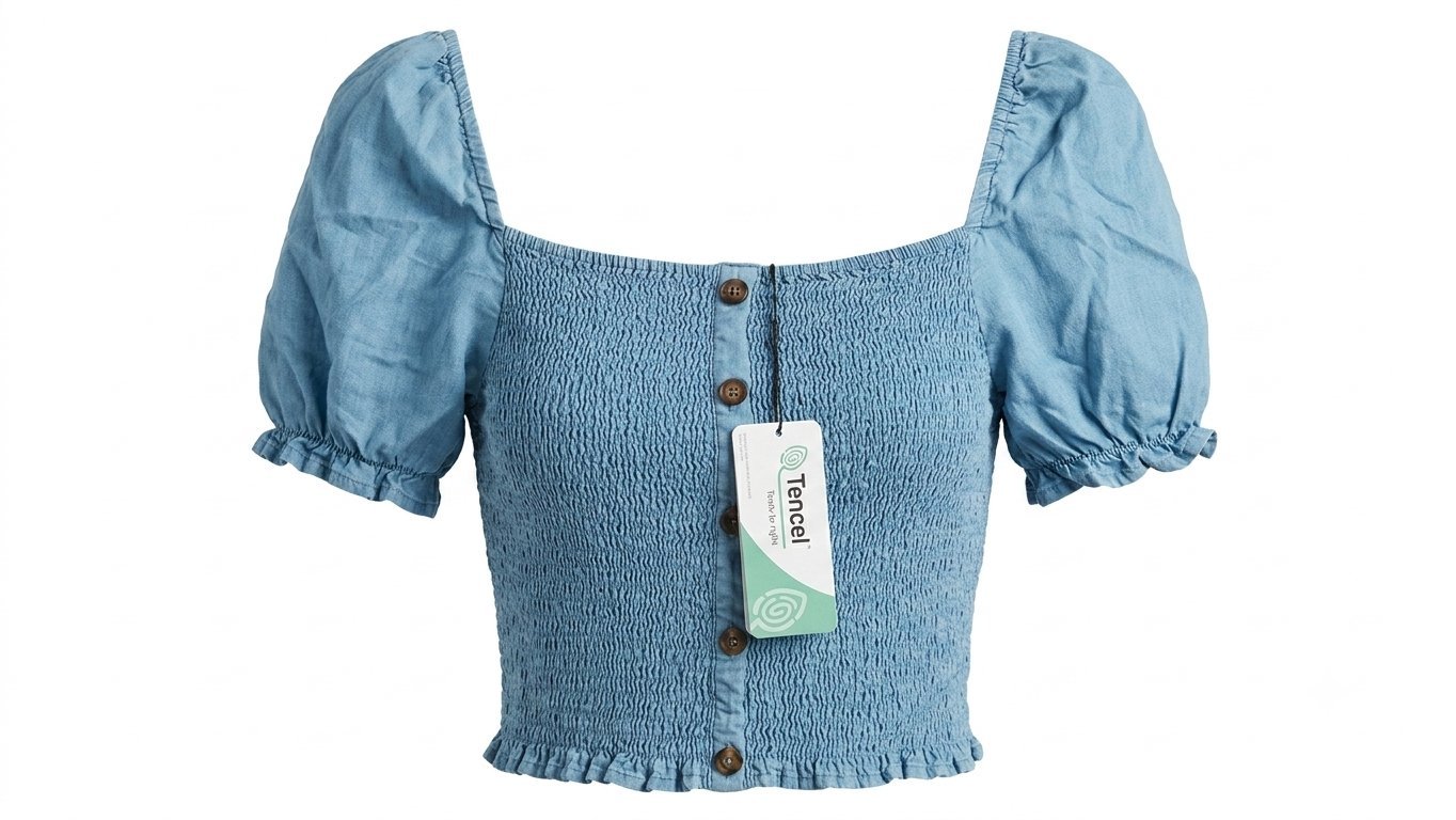 Top Élastique en Jean Clair Tencel – Taille M (Neuf avec étiquette)