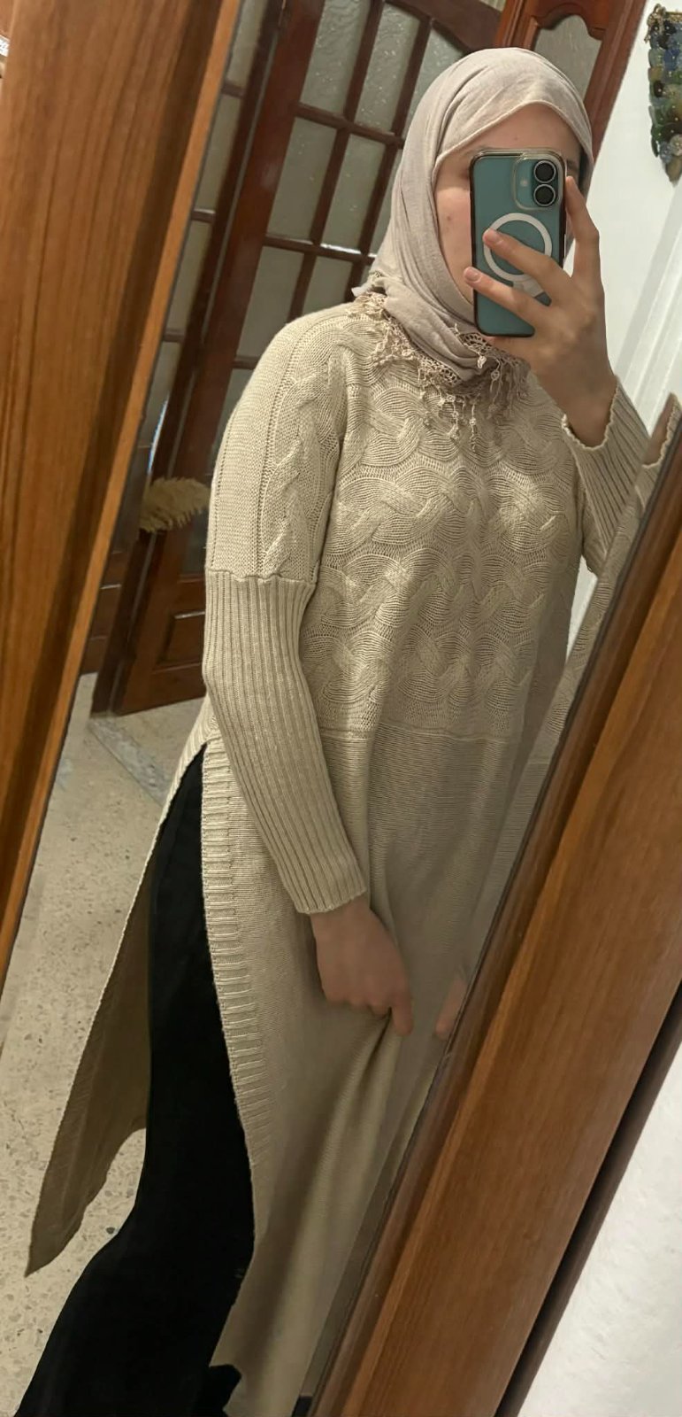 Pull longue ( robe ) 