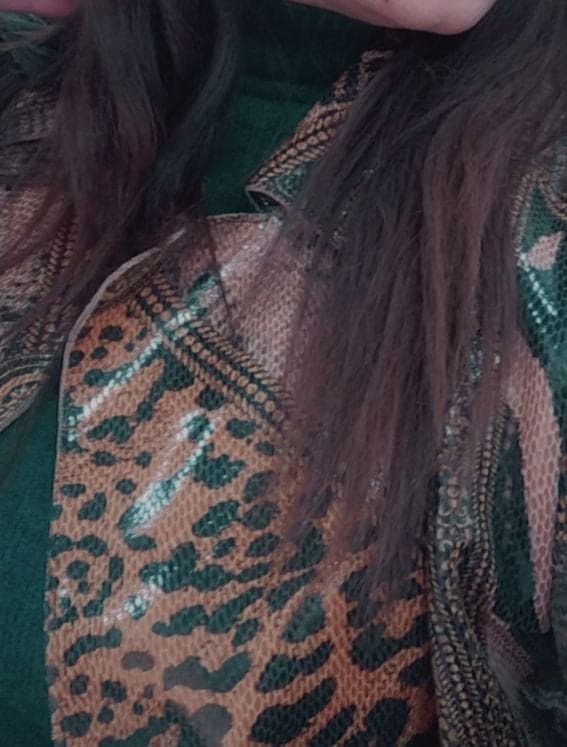 Veste cuire tigre