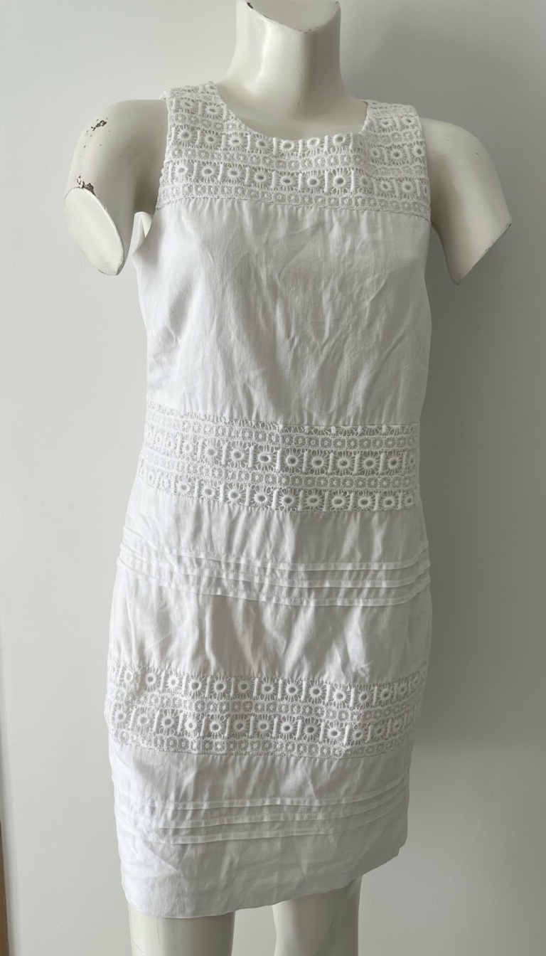 Robe blanche sport chic 🤍