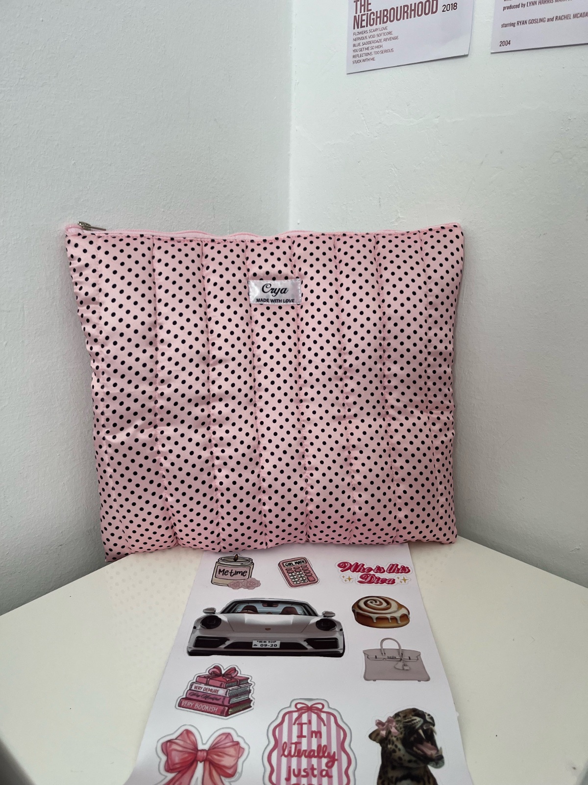 Pochette pc polka dots