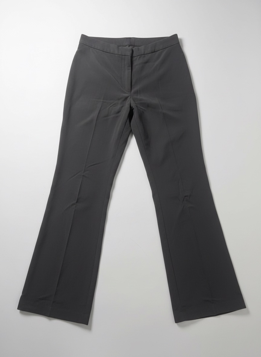 Pantalon classique vert militaire coupe droite