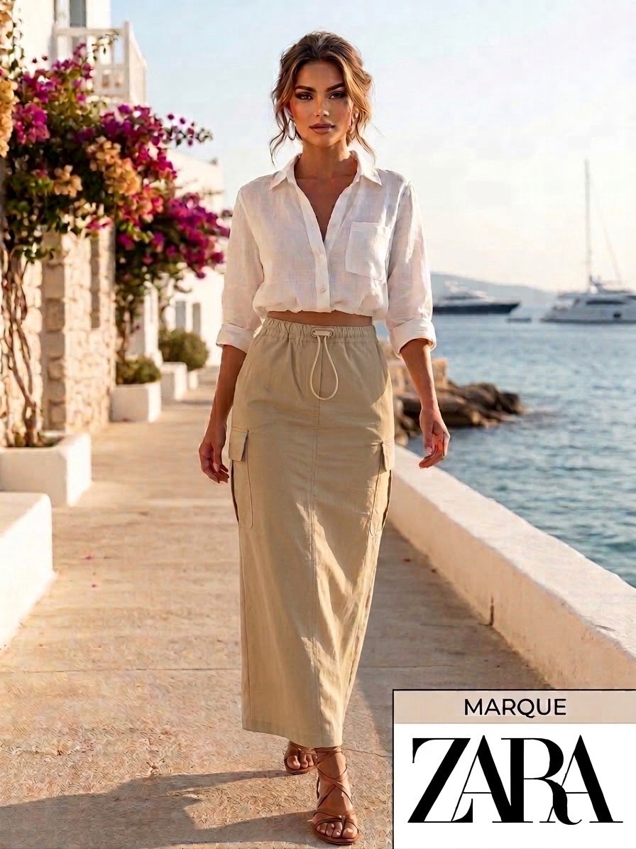 ✨Jupe Cargo Beige Zara✨