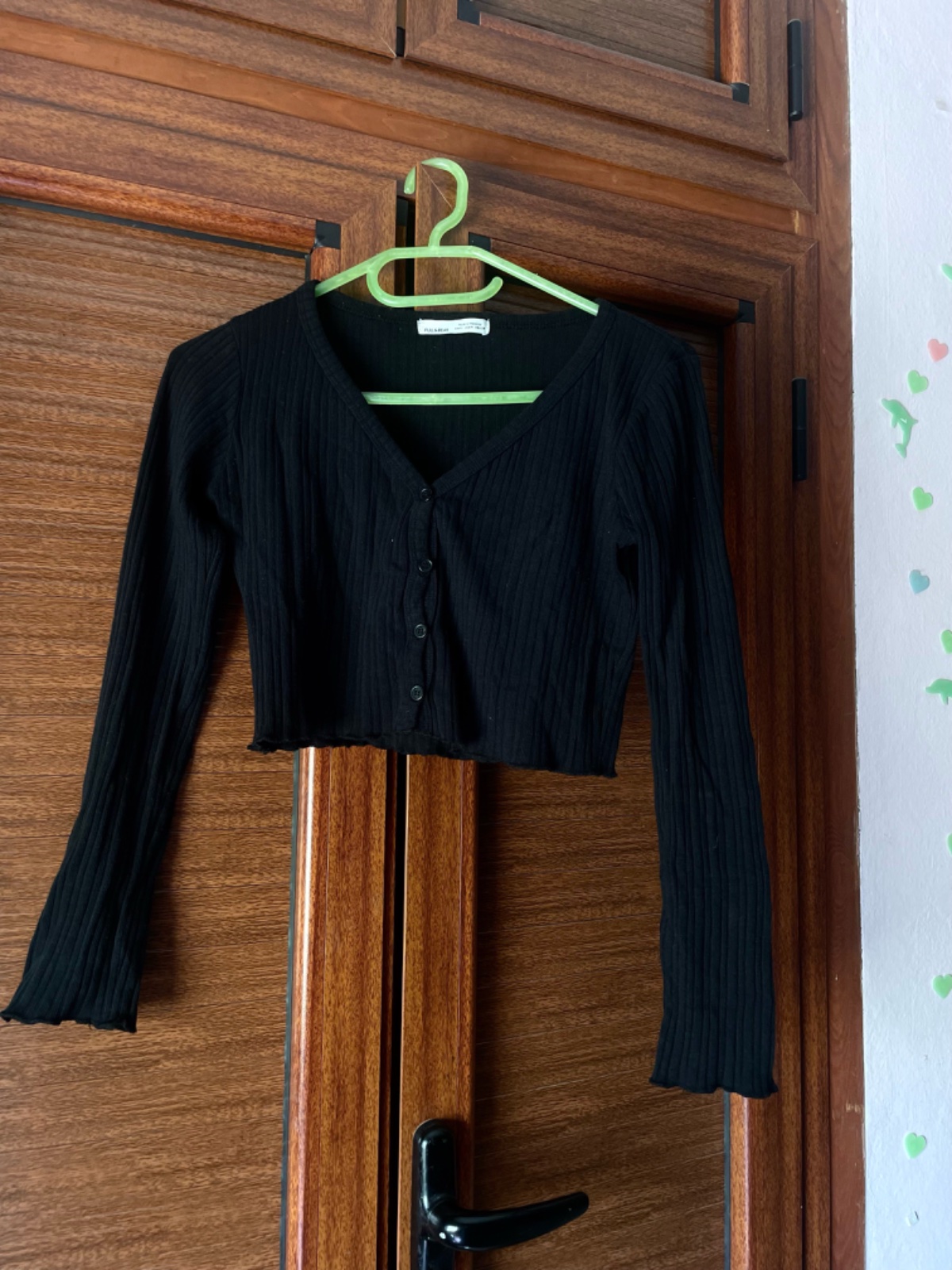 🖤Cardigan côtelé noir🖤