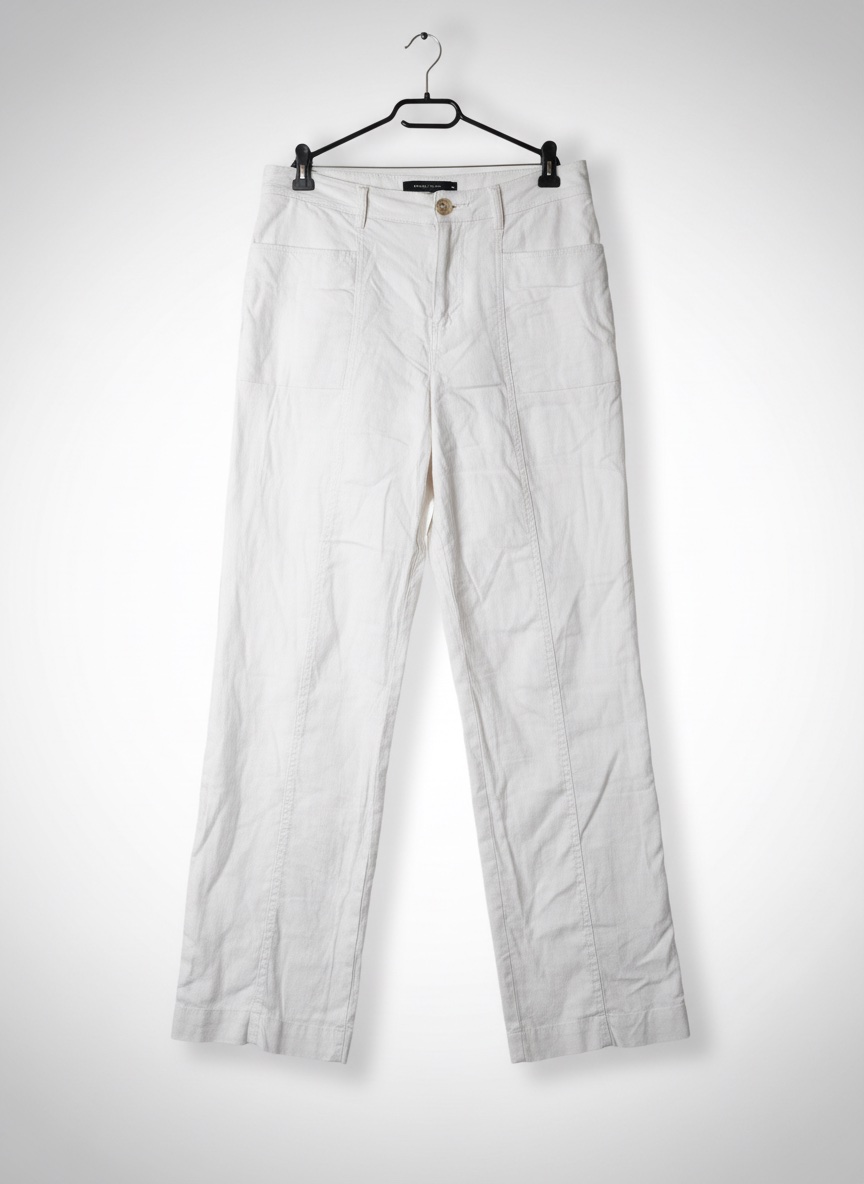 Pantalon droit blanc