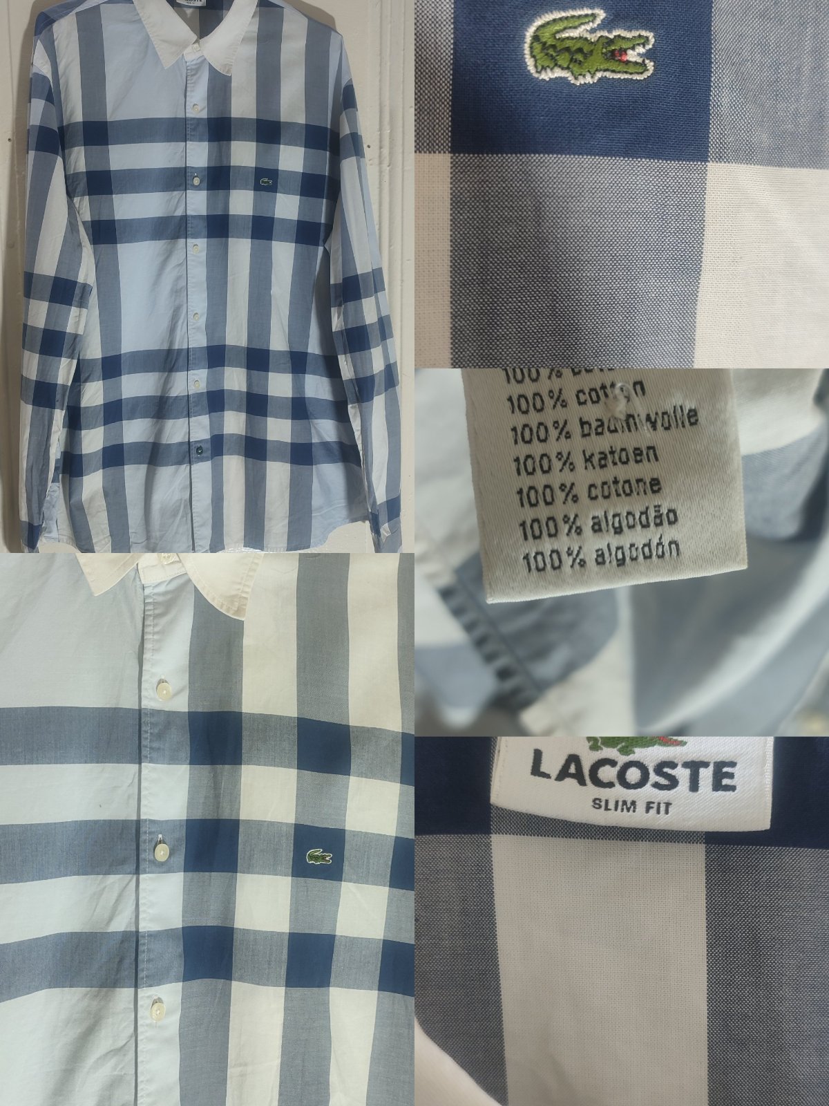 Chemise Lacoste originale