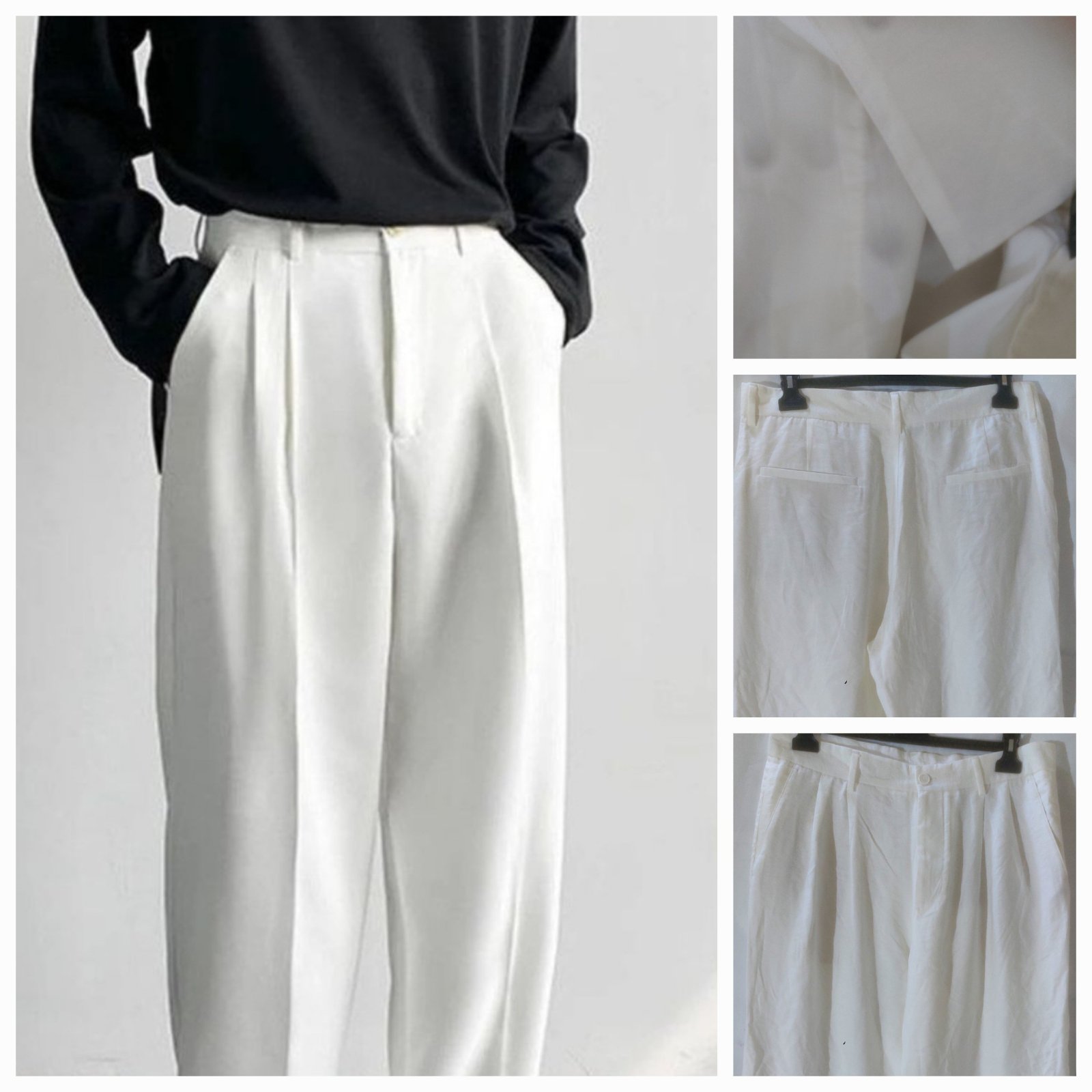 🔥Pantalon Zara en satin blanc 🔥
