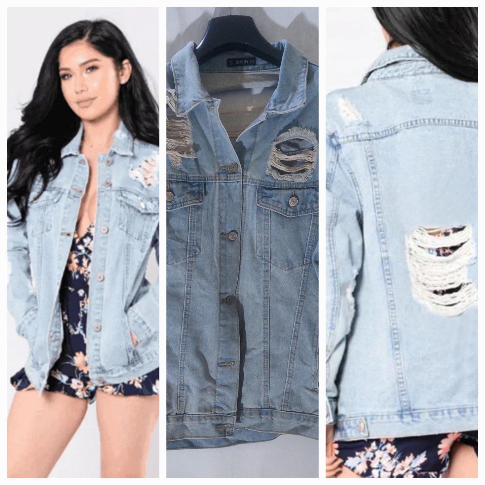 Veste djean femme