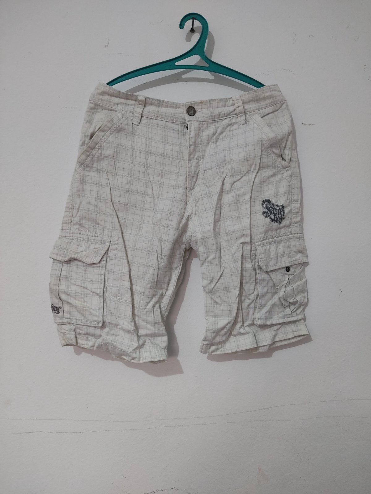 Short Homme blanc avec motif CLOCKHOUSE 💯💯