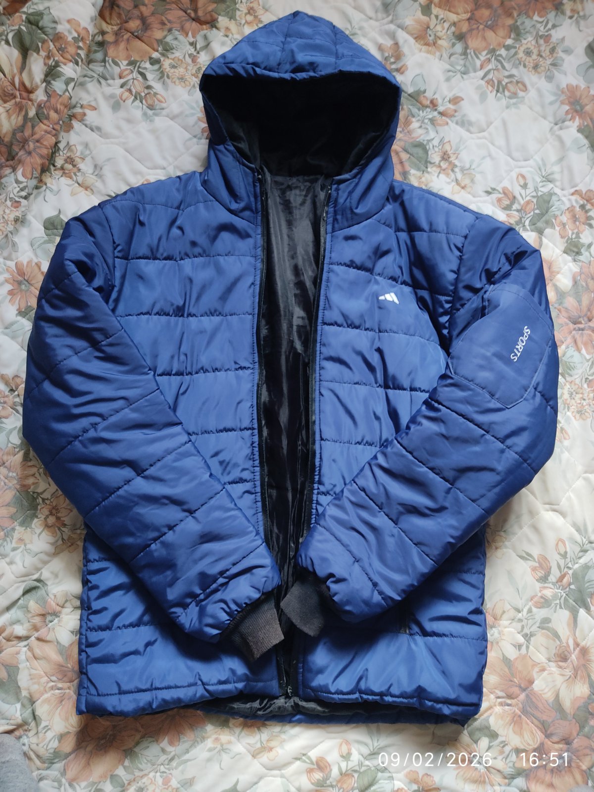 Manteau bleu marine clair homme 