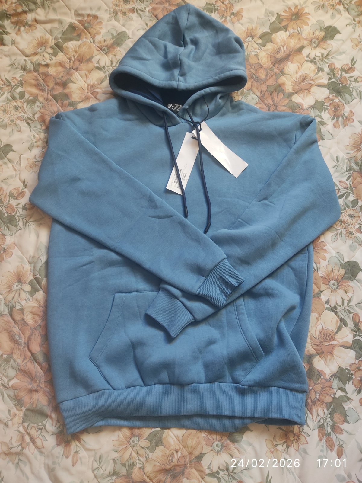 Capuche Swag Republic Homme bleu ciel oversize neuve 💯💯💯💯
