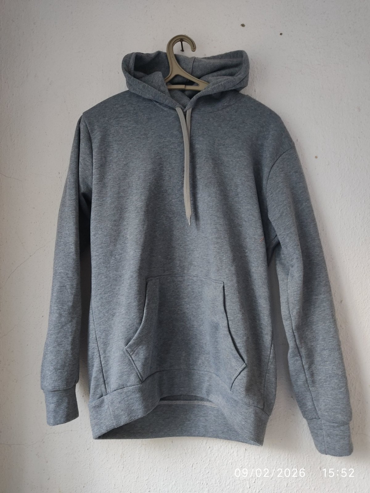 Capuche grise charbon homme 
