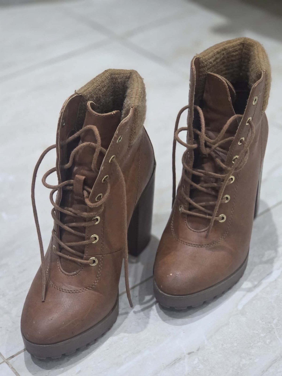 Bottines talon Cuir 