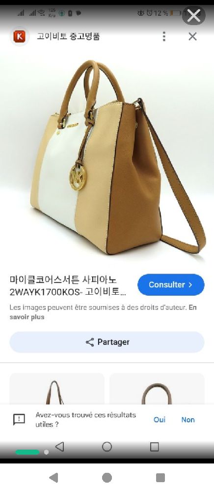 Sac à main à bandoulière porté deux fois neuf