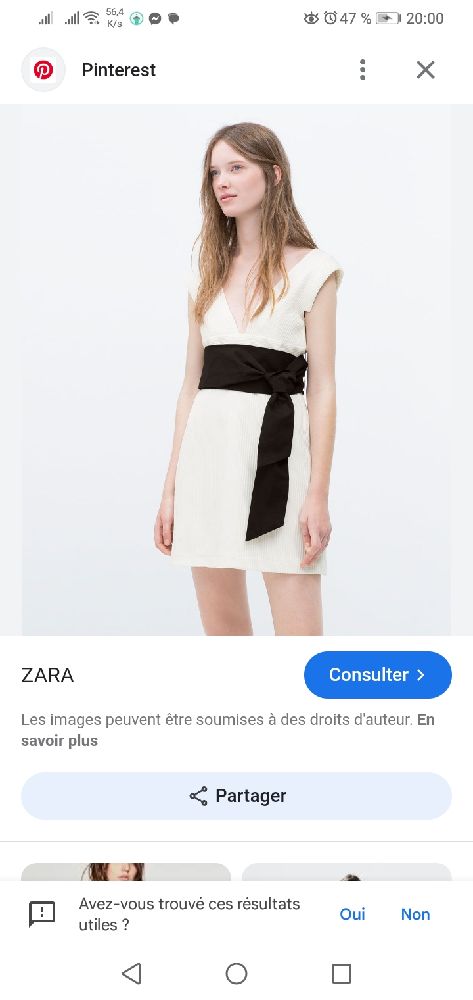 Robe Zara Trafaluc neuf courte