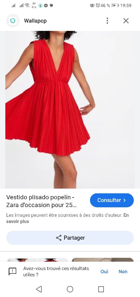 Robe courte zara neuf plissé 