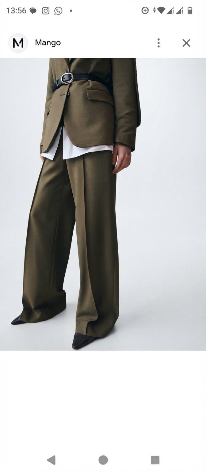 Pantalon Zara très bon état large taille haute 