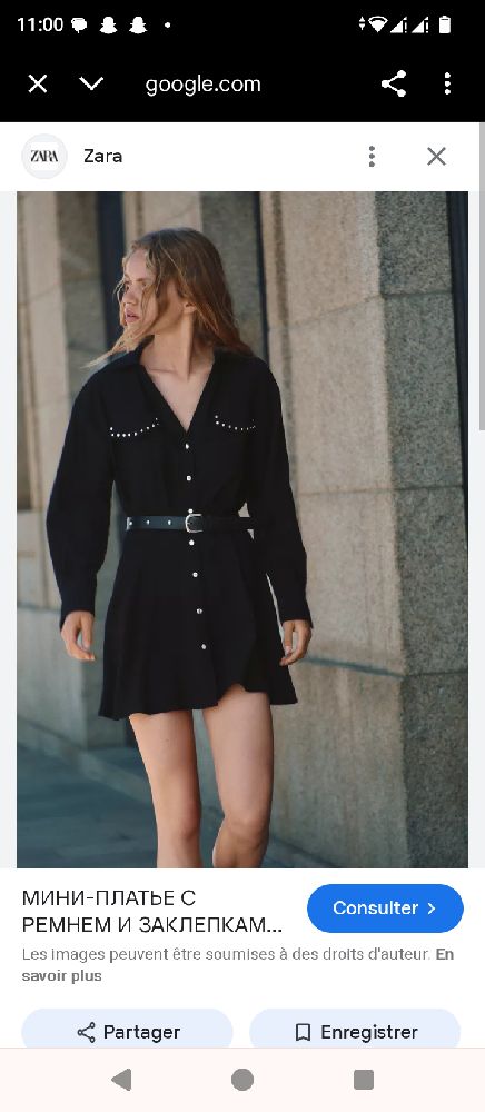 Robe telabes trois saisons zara neuf 