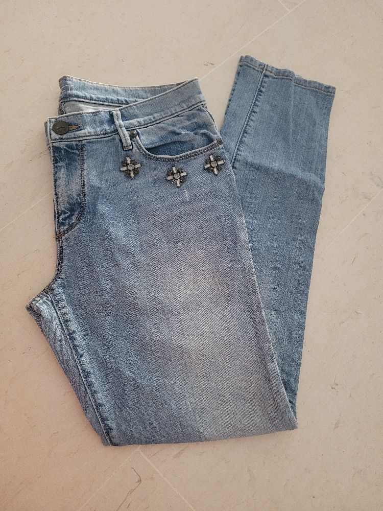 Pantalon avec strass