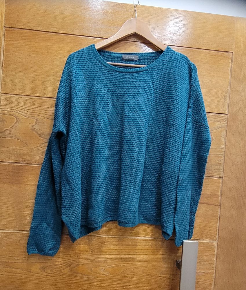 Pull Primark couleur paon 