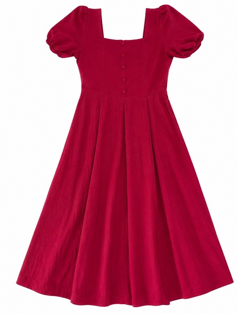 Robe rose fuchsia