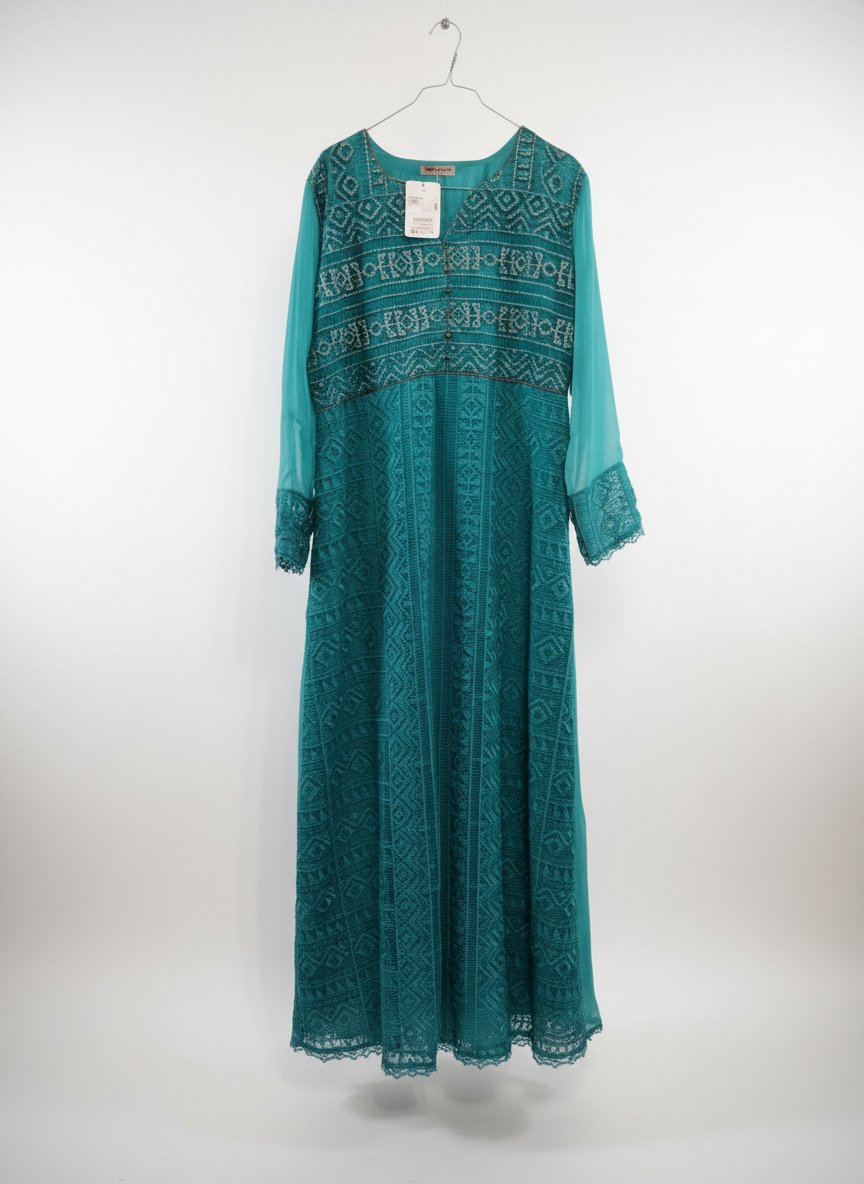 Robe jebba turquoise 