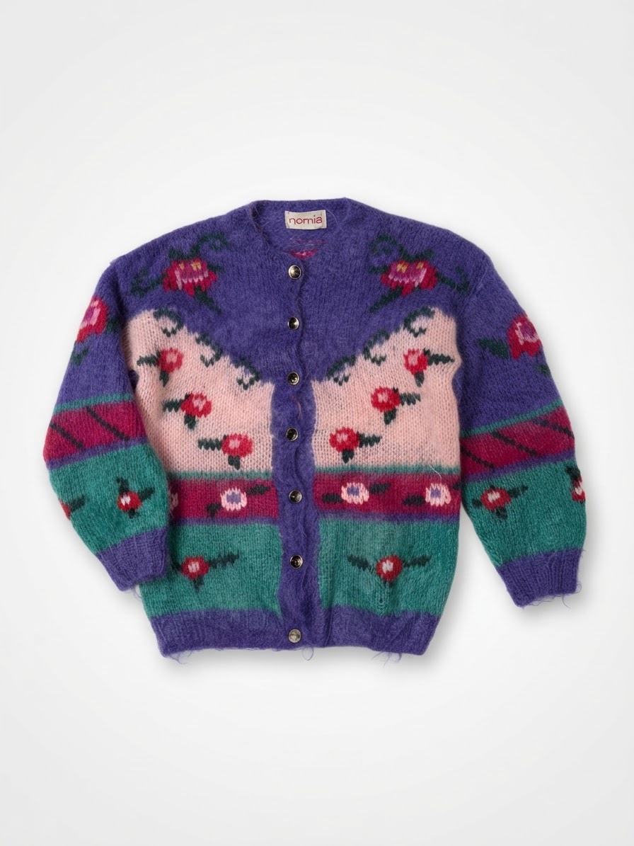 Cardigan fleurs