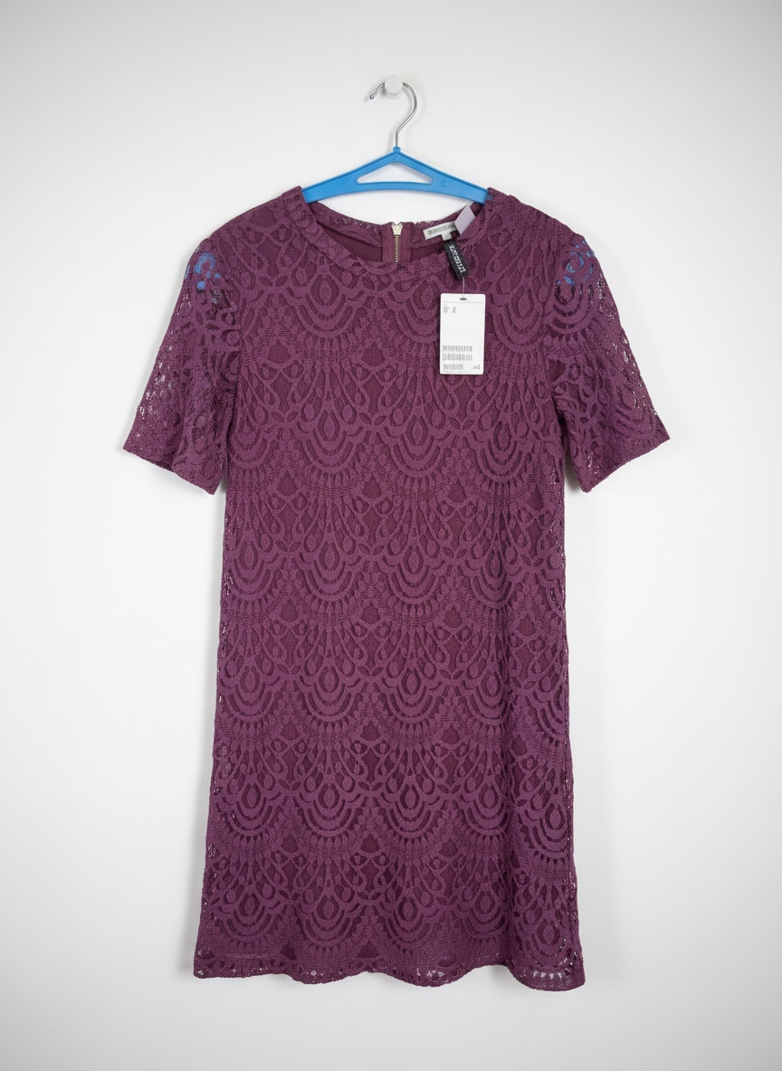 Robe aubergine H&M Taille 38