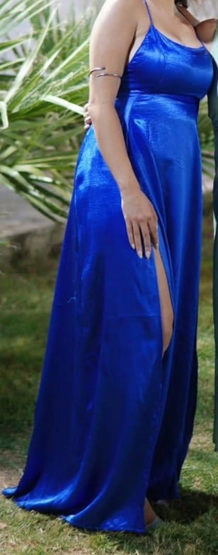 Robe effet satiné 